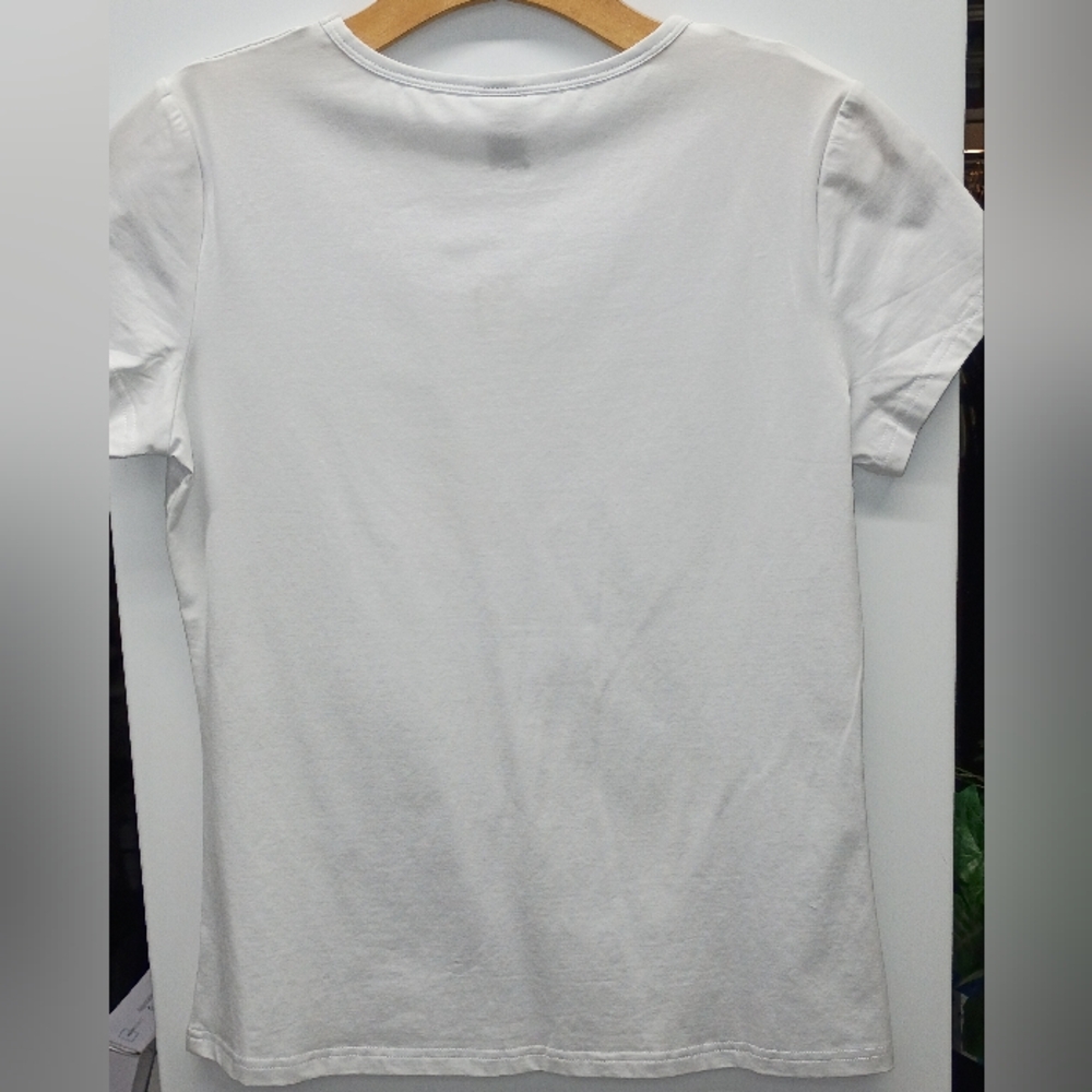 Zara White Dubai Graphic Muscle Tee - Picture 4 of 4